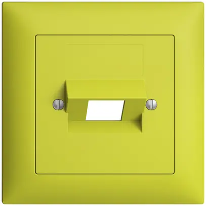 Kit frontal EDIZIOdue lemon 88×88mm 1×RJ45 