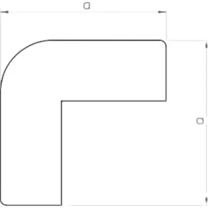 Angolo esterno Bettermann canale installazione WDK bianco puro 10×20mm 