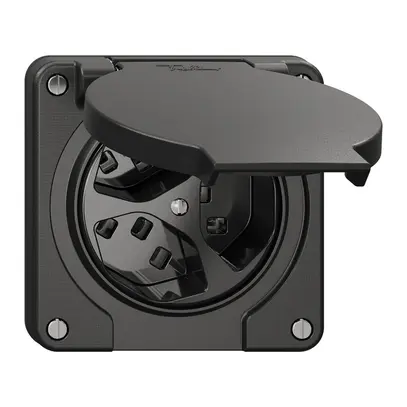 Presa NEVO N.CO, 3×T23, IP21, nero 