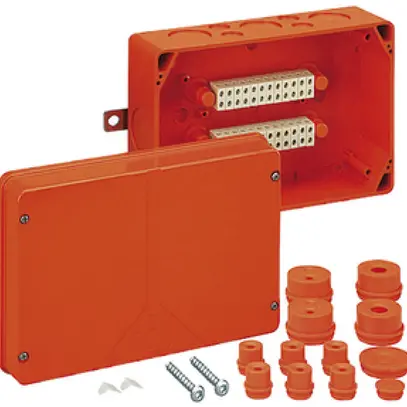 Boîte de dérivation AP WKE 5 24×6², 256×171×106mm 