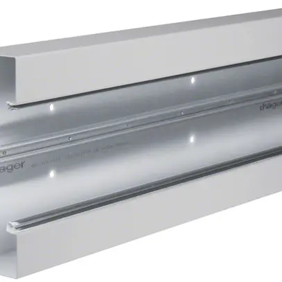 Brüstungskanal tehalit BRS 210×65×2000mm Oberteil 120 Stahl hellgrau 