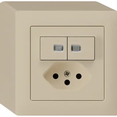 Combinaison lumineuse AP 3/1P+A-R+T13 beige kallysto 2 lentilles 