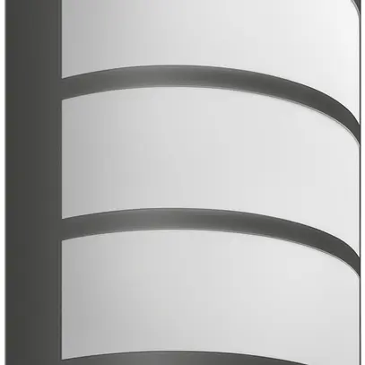 LED-Wandleuchte Philips Python 6W 450lm 2700K IP44 anthrazit 