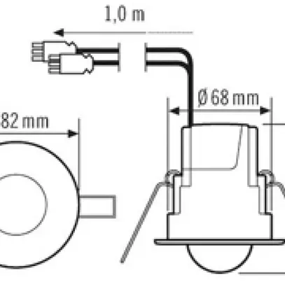 Rilevatore di movimento INS ESYLUX MD-CE 360i/8 GST, opale opaco 