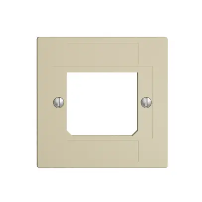Placca frontale ITplus ADSL EDIZIOdue vanille, 3×RJ/1×T+T 