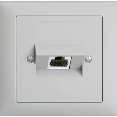 Presa INS 1×RJ45/s 8P ITplus EDIZIOdue grigio chiaro 