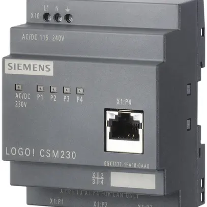 Module switch PLC Siemens LOGO! CSM230, 3+1-port RJ45 10/100MBit/s, unmanaged 