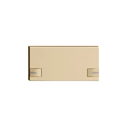 Tasto 1/2 KNX/elettronic.c.LED EDIZIOdue 2×comando simplice sand 