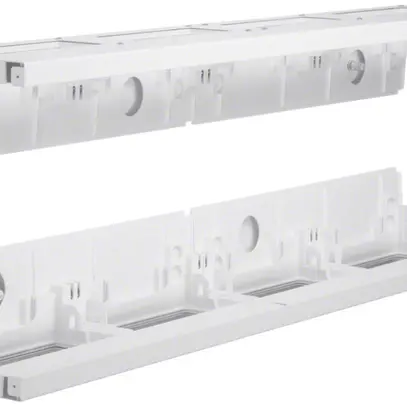 Kit partie sup./base Hager univers 4 travées cadre AP IP30 CP I 1000×160mm 2 pcs 