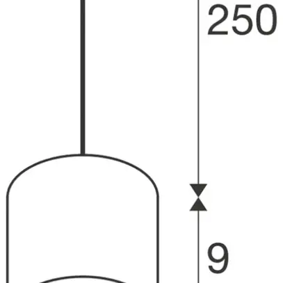 LED-Pendelleuchte SLV OCULUS 11W 780lm 920…930 DIM Ø90×90mm Messing 