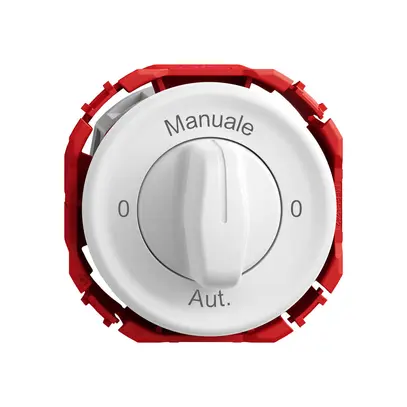 Interruttore rotativo STANDARDdue SNAPFIX® manop.2/1L 0-Manuale-0-Auto bi 