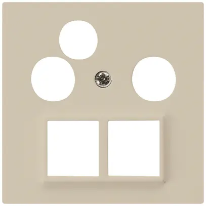 Placca frontale HMS kallysto per R/TV-dati beige 