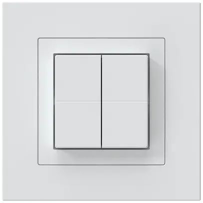 Pulsante senza fili Friends of Hue KPR, 4×, 94×94mm, bianco 