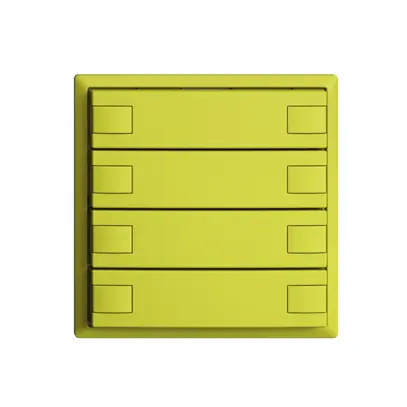 Pulsante INC KNX 8×EDIZIOdue lemon RGB senza LED 
