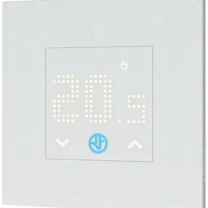 Termostato ambiente INC FINDER 1T.T1 230VAC/5A 0...38°C, 85.7×85.7×33mm bianco 