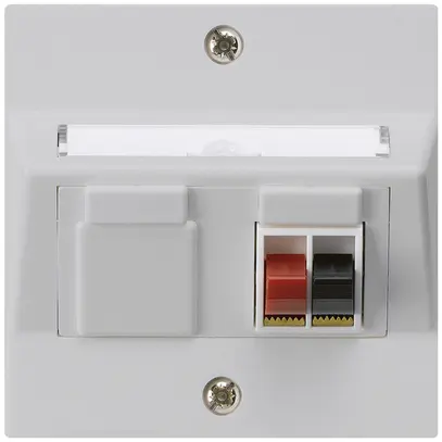 Prise ENC audio kallysto 1×gris clair borne à étrier pour 1 haut-parleur 