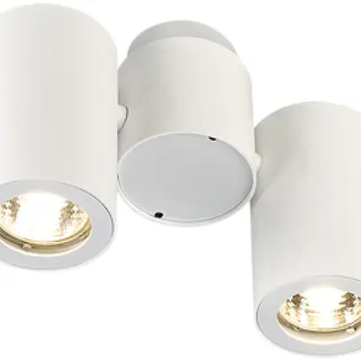 Plafonnier/Applique SLV ENOLA_B SPOT, 2×GU10 50W IP20 blanc 