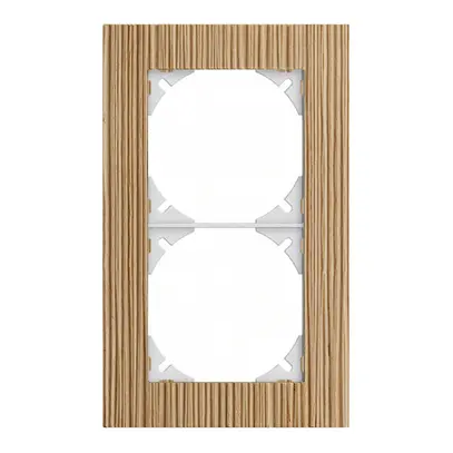 Telaio di cop. EDIZIOdue prestige 2×1 rovere rilievo 