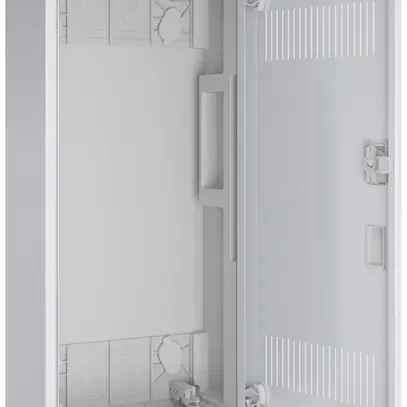 Scatola vuota AP Pragma c.porta fessura bianco 1 campo 4 fili 300×650×160mm 