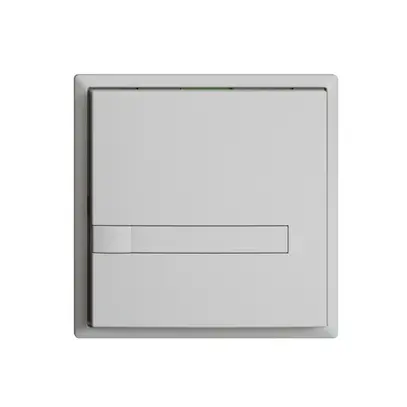 Pulsante KNX RGB EDUE, 250mW, s.LED, c.inserto carta, 1×pulsante, 1×tasto, grc 