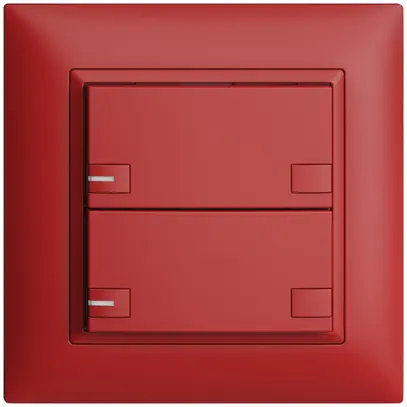 Pulsante INC KNX 2×EDIZIOdue colore berry RGB con LED 