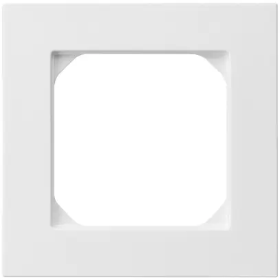 Cadre de recouvrement ENC kallysto.pro 1×1 blanc 94×94mm 