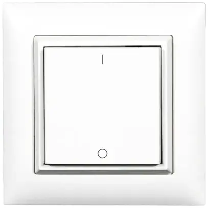 Poussoir RF AP ALADIN EnOcean EDIZIOdue, 1-fois, blanc, I/0 