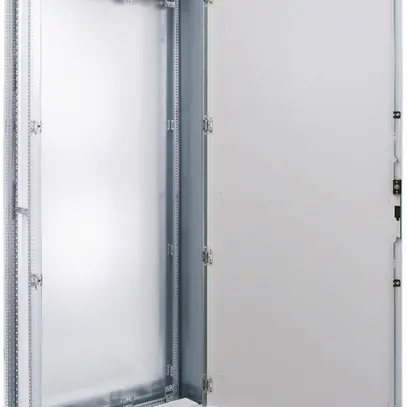 Armoire Hager weber.mes C avec porte en Al 850×2000×350mm gris clair 
