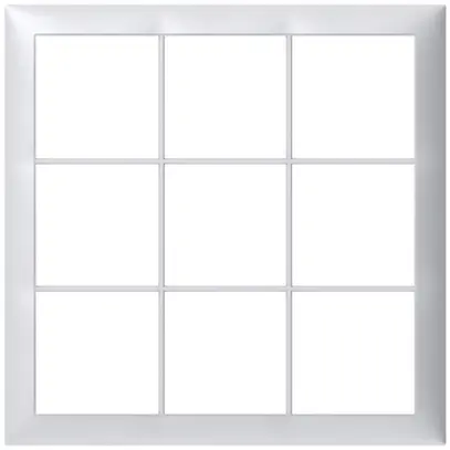 Cadre de recouvrement SIDUS 3×3 alu 