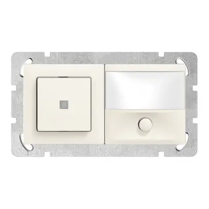 Combinaison ENC I-I AR+sonnerie EDIZIOdue blanc 