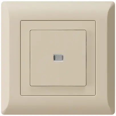 Pulsante luminoso INC kallysto.line A-R/2P beige 