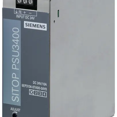 Alimentazione Siemens SITOP, IN: 24VDC, OUT: 24VDC/10A 