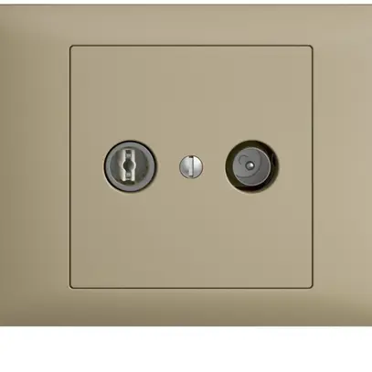 Presa TV-R INC EDIZIOdue 4dB sand a banda larga 5…2000MHz, BKE 