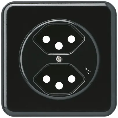 Kit frontal ENC basico 2×type 13/1 86×86mm noir 
