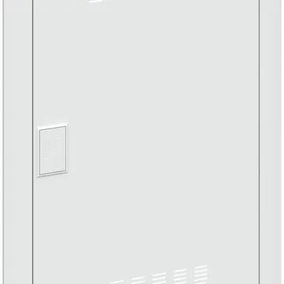 Cadre avec porte ventilée ABB pour distributeur multimédia 3 rangées 