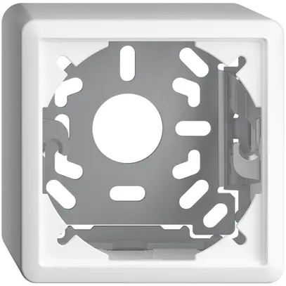 Capot avec plaque de base 54mm EDIZIOdue blanc 