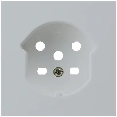 Plaque frontale kallysto T15 gris clair 60×60mm pour prise T15 