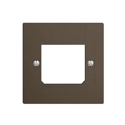 Placca frontale ITplus ADSL EDIZIOdue coffee 3×RJ/1×T+T 