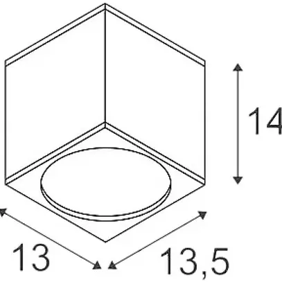 Applique LED BIG THEO, Flood down 17.5W 2000lm 3000K IP44 anthracite 