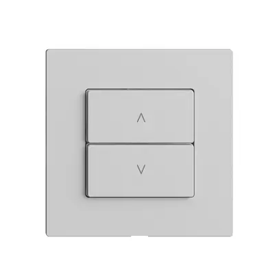 Stazione secondaria 1K/2T per interruttore tapparelle Edue Wiser grigio chiaro 