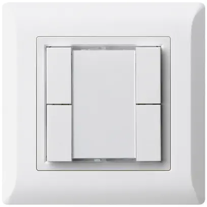 Pulsante universale INC 4×kallysto.line con LED bianco 