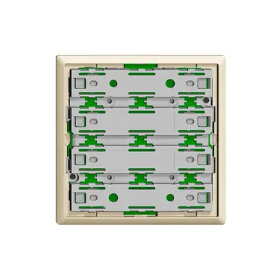 Unità funzionale KNX RGB 1…8× EDIZIOdue crema c.LED, con sensore di temperatura 