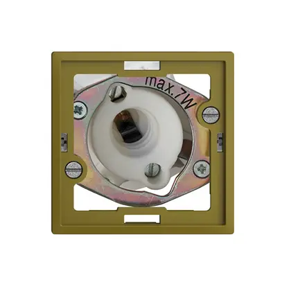 Lampada spia INC EDIZIOdue olive 5W senza calotta piatta 