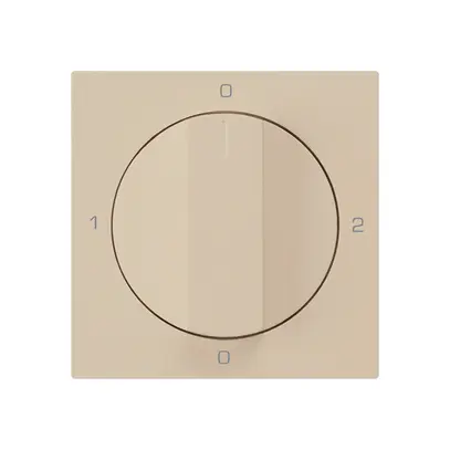 Inserto per interruttore rotativo kallysto 2/1P beige con manopola 