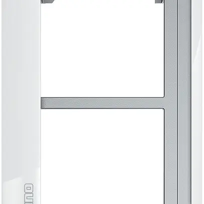 Telaio di copertura+supporto Sfera per 2 moduli bianco 