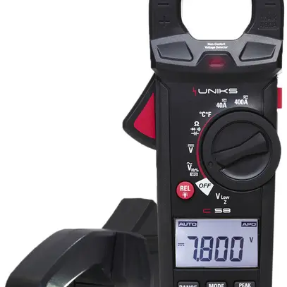 Pince ampèremétrique UNIKS 58 TRMS 400A AC CAT III 600V AC/DC 