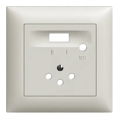 Kit frontal EDIZIOdue gris clair 88×88mm T12 FI 