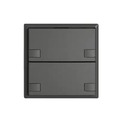 Pulsante universale EDIZIO.liv UNI SNAPFIX® 12…48V s.LED 2× com.2T grs 