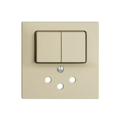 Frontset EDIZIOdue vanille 60×60mm T12 