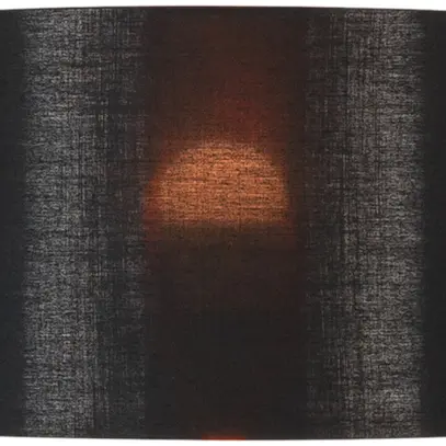 Paralume SLV FENDA, Ø300×200mm nero/rame 